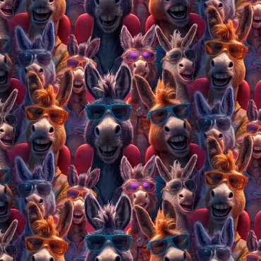 3 Wishes Fabric - Multicolor Hype Herd