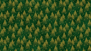 O'Christmas Tree Shimmer by Deborah Edwards for Northcott:   Trees Dk Green Multi 