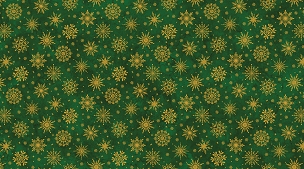 O'Christmas Tree Shimmer by Deborah Edwards for Northcott:   Snowflakes Green Multi 