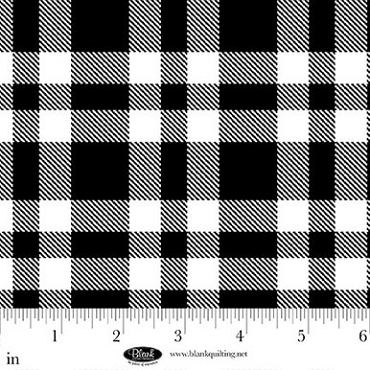 Plaid Essentials by Blank - Black/White Plaid