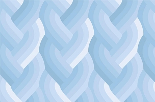 Echo Braid by Moda - Light Blue