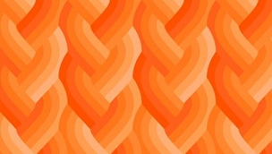 Echo Braid by Moda - Orange