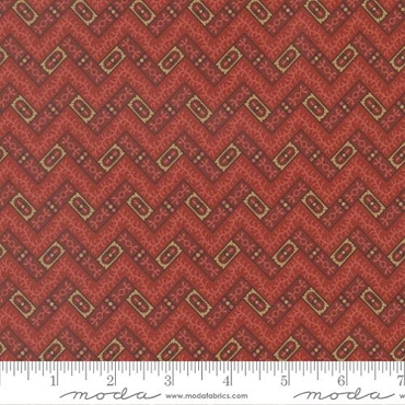 MODA Pamelias Path by Betsy Chutchian - Crooked Path Madder Red