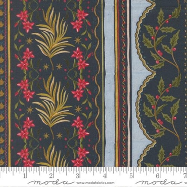 MODA  Silent Night - Holy Night Palms of Wonder Stripes Floral