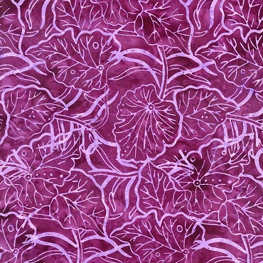 Tonga Batik Plum Aquaplants by Timeless Treasures