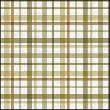 P & B Petal Bouquet by Katie Pertiet - Plaid Green