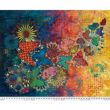 Sue Penn Wings of Wonder by Free Spirit -  Butterfly Panel 36