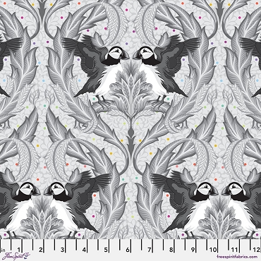 Free Spirit Graywork by Tula Pink - Huffin & Puffin Whisper