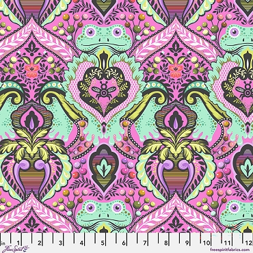 Free Spirit Tula Pink Prince Charming - Deja Vu - Frog Prince