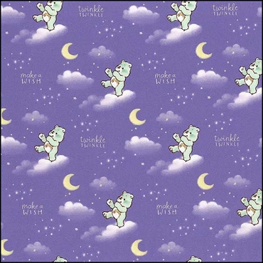 Camelot Fabrics - Care Bears Baby Make A Wish - Wish Bear