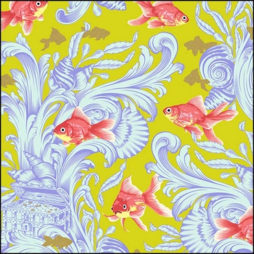 Free Spirit Besties by Tula Pink - Treading Water - Clover