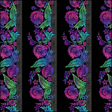 Vivid by Jason Yenter of In The Beginning Fabrics - Repeating Stripe Purple
