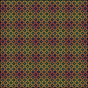 Vivid by Jason Yenter of In The Beginning Fabrics  - Stars Multi