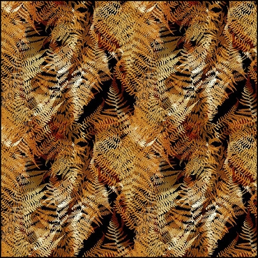 In The Beginning Reflections of Autumn - Ferns Gold