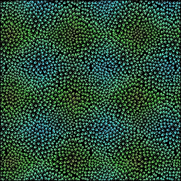 Vivid by Jason Yenter of In The Beginning Fabrics  - Chrysanthemum Green
