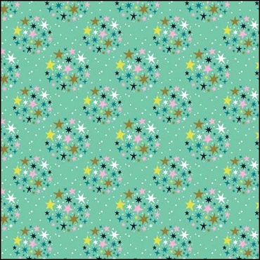 Starry Night by Miriam Dornemann for Michael Miller - Starstruck Green