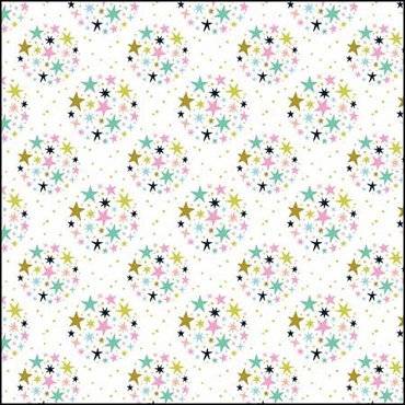 Starry Night by Miriam Dornemann for Michael Miller - Starstruck White