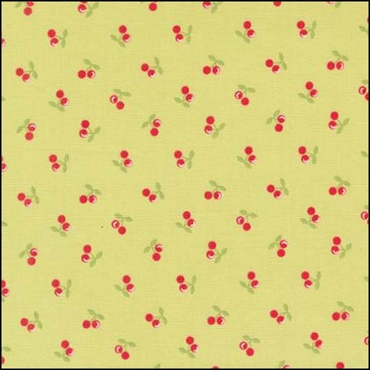 MODA - Cali Co by Corey Yoder - Cherries - Light Lime