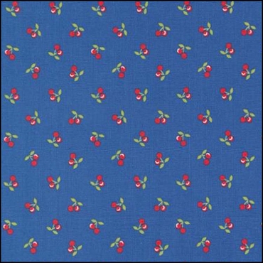 MODA - Cali Co by Corey Yoder - Cherries - Cobalt