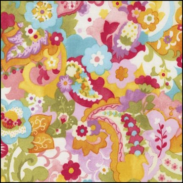 Jolie by Chez Moi by MODA - Paisley Party - Rainbow