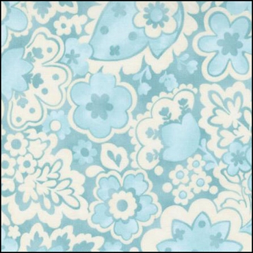 Jolie by Chez Moi by MODA - Mod Flower - Sky
