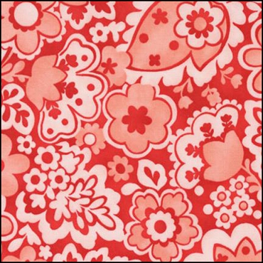 Jolie by Chez Moi by MODA - Mod Flower - Ruby