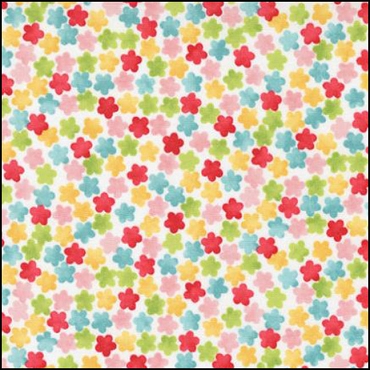 Jolie by Chez Moi by MODA - Ditsy Petals - Rainbow