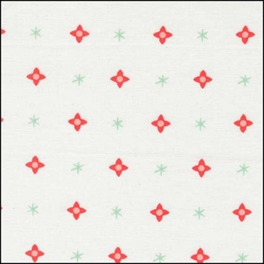 MODA Tiny Christmas - Christmas Star - Snow