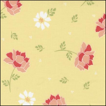 Emma by MODA - Flourish Sunny Yellow (Large Floral) 