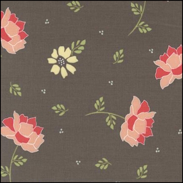 Emma by MODA - Flourish Charcoal (Large Floral)