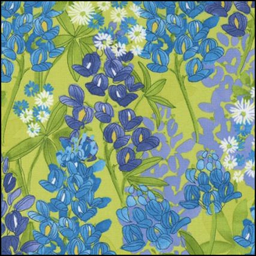 MODA Wild Blossom - Bluebonnets - Sunlit