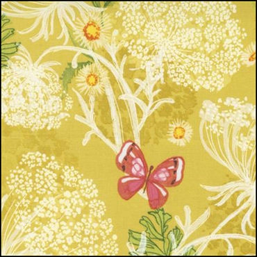 MODA Wild Blossom - Queen Anne's Lace Floral - Maize