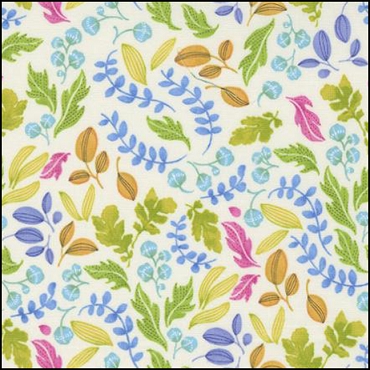 MODA Wild Blossom - Leafy World - Cream