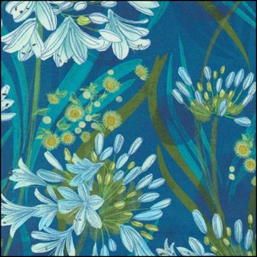 MODA - Serena Shores - Agapanthus Florals - Coastal