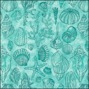 MODA - Serena Shores - Shells - Aqua