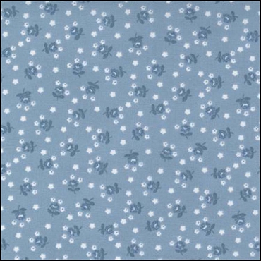 MODA Nantucket Summer - Fairground Small Floral - Light Blue