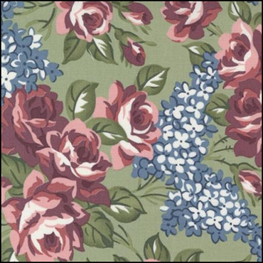 MODA Sunnyside - Large Floral Moss