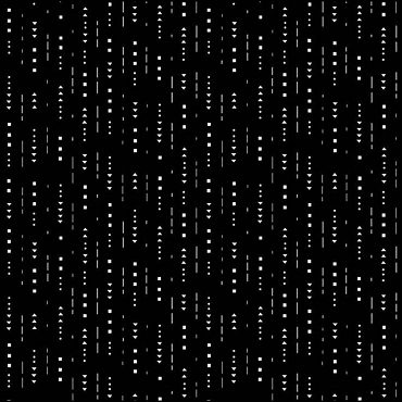 P & B Textiles - Salt & Pepper - Dotty Lines Black