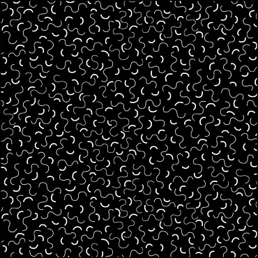 P & B Textiles - Salt & Pepper - Squiggles Black