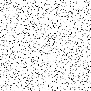 P & B Textiles - Salt & Pepper - Squiggles White
