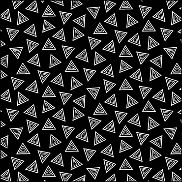 P & B Textiles - Salt & Pepper - Triangles Black