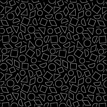 P & B Textiles - Salt & Pepper - Geometrics Black