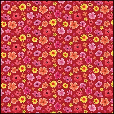 Monthly Placemats by Tara Reed for Riley Blake Designs - Red Floral