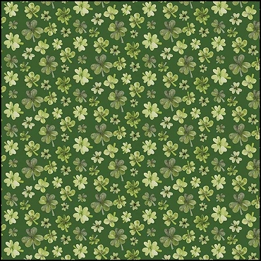 Monthly Placemats by Tara Reed for Riley Blake Designs - March Shamrocks Green