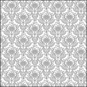 Flour And Flower by Riley Blake Designs - Wallpaper White