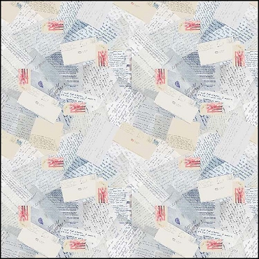Riley Blake Designs - Letters From Home - Letters From Home Vintage Blue