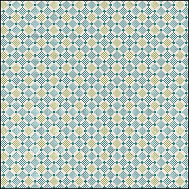 Riley Blake Designs - Piece & Plenty by Lori Holt - Plaid - Lagoon