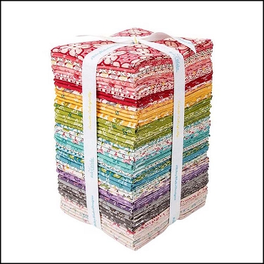 Riley Blake Designs - Piece & Plenty - Fat Quarter Bundle - 48 Pieces